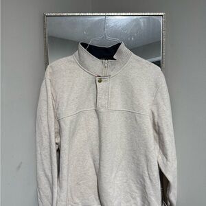 Orvis Men's Pullover Zip Up Sweater